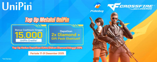 CrossFire: Legends telah Hadir! Top Up Sekarang dan Dapatkan Untungnya!